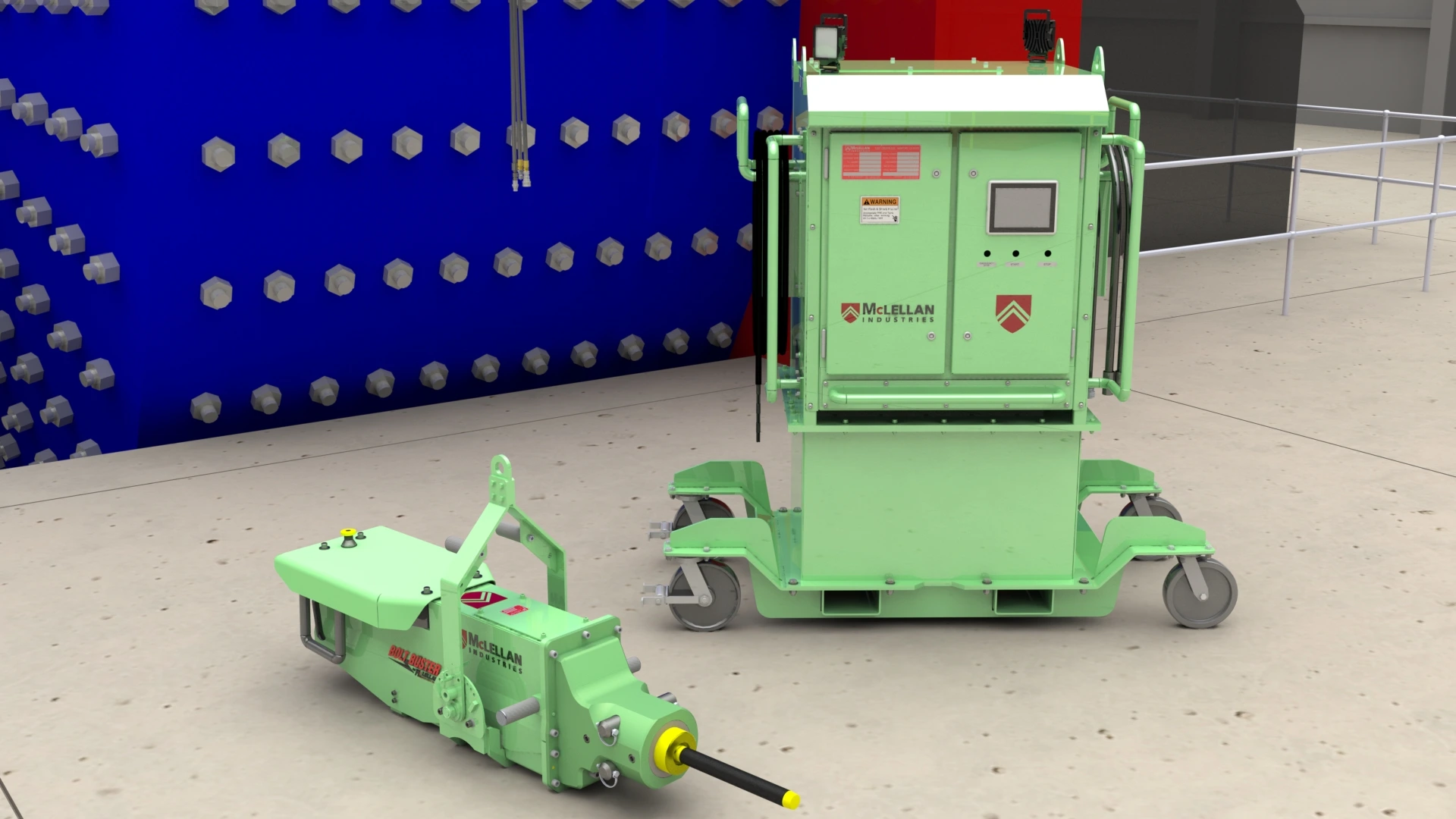 Bolt Buster with hydraulic power unit Bolt Buster with hydraulic power unit