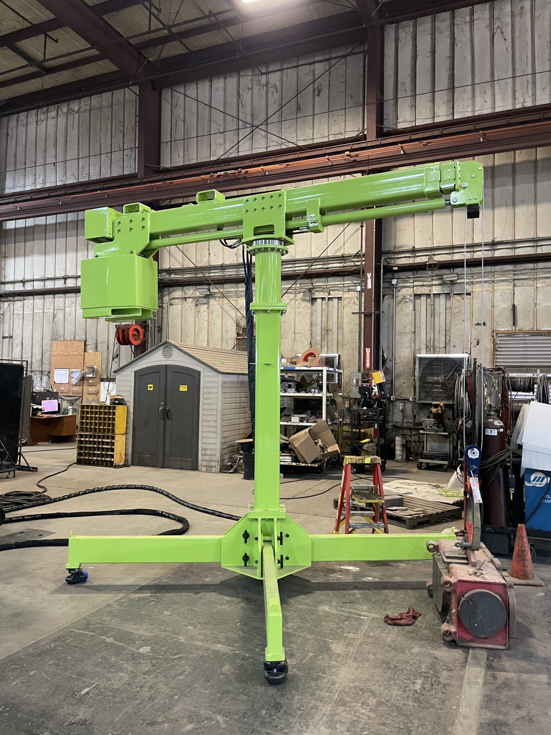 Pic 11, Jib crane powered with bolt buster HPU. Pic 11, Jib crane powered with bolt buster HPU.