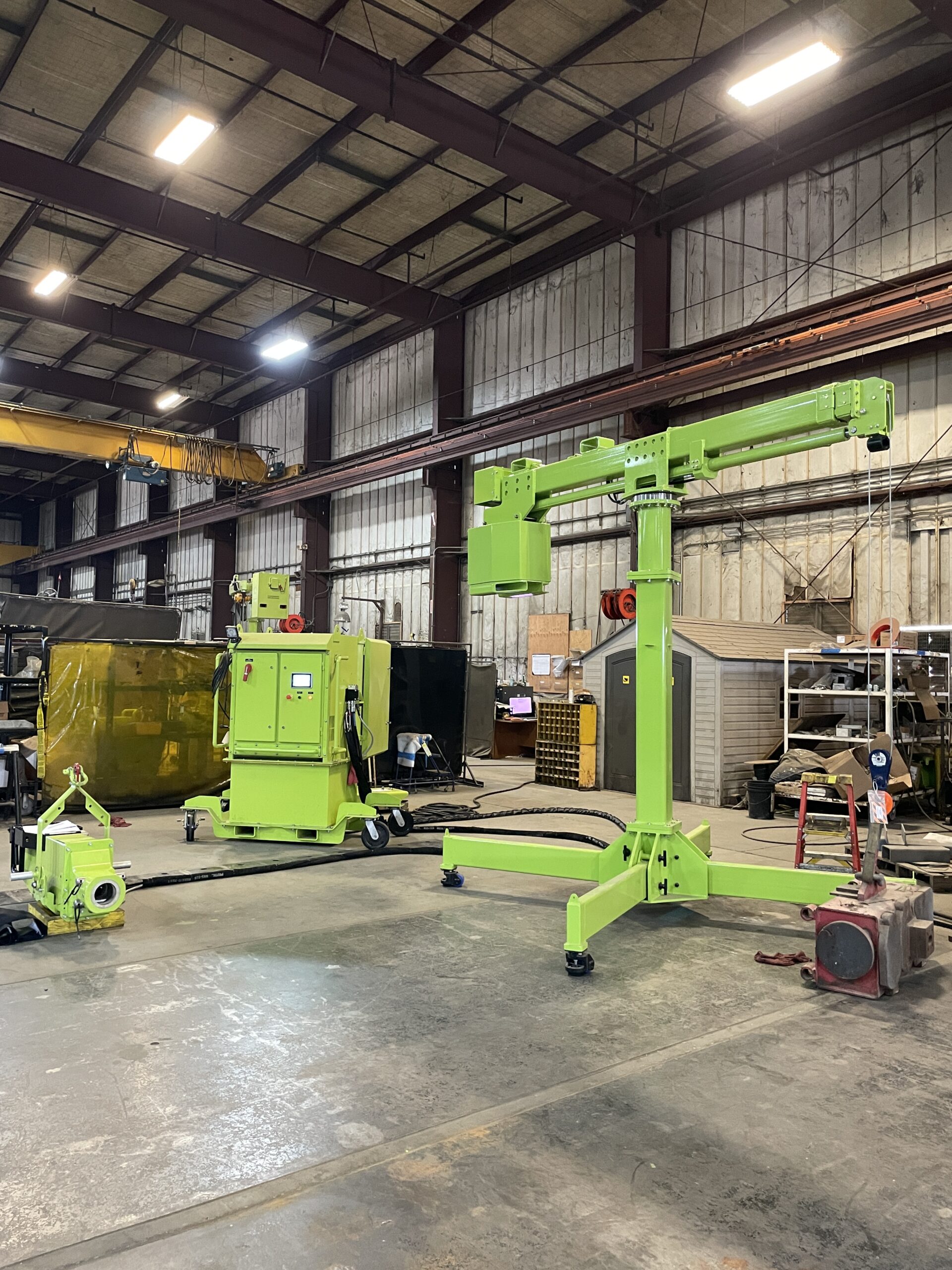 Pic 13, Hydraulic bolt buster 1500 J, HPU & jib crane. Pic 13, Hydraulic bolt buster 1500 J, HPU & jib crane.