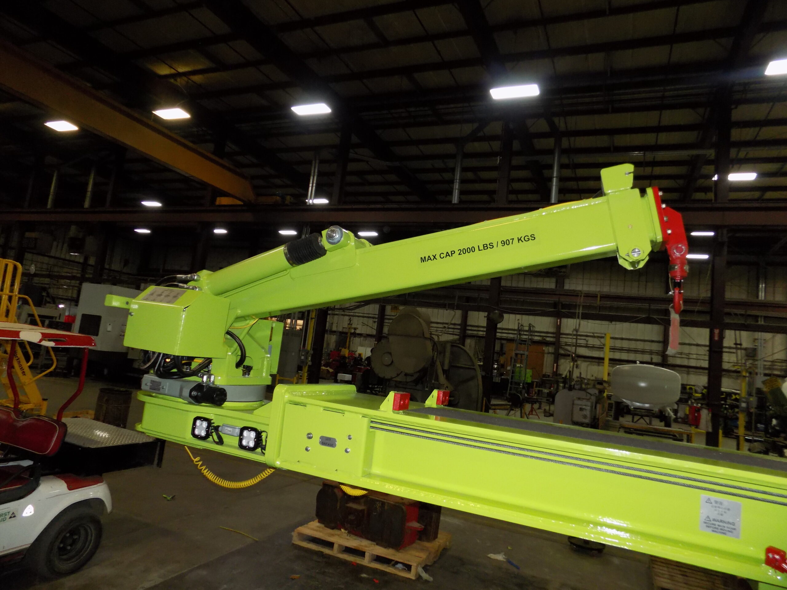 Pic 8, 3-axis crane, non-telescopic beam. Pic 8, 3-axis crane, non-telescopic beam.