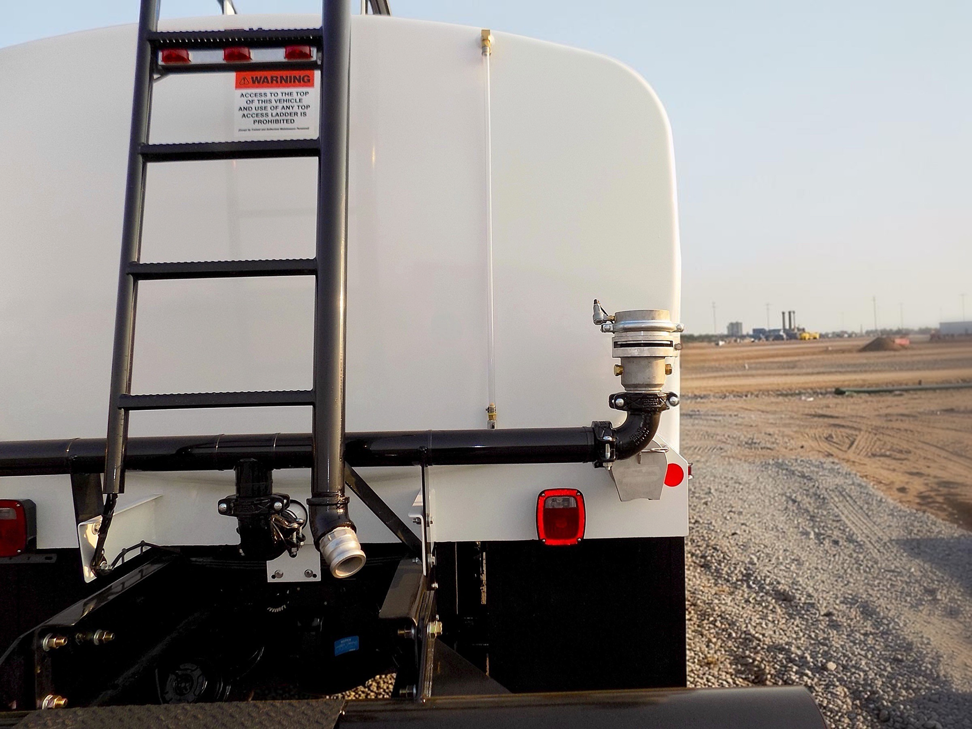 McLellan water truck safety and visibility equipment