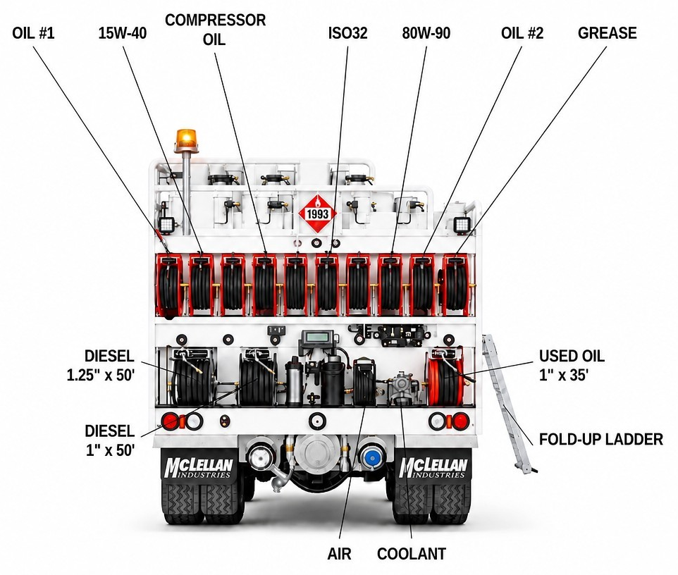mine site lube truck best diagram